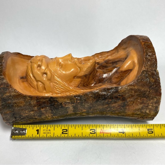 Hand carved Olive Wood Jesus Statue from Jerusalem - Holy Land Art Natural Wood - Picture 5 of 6
